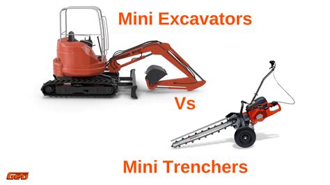 trencher vs mini excavator for french drain|Trenchers vs Excavators .